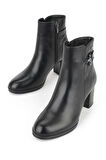 Ziya, Kadın Hakiki Deri Bot 1531022Z7571 Siyah