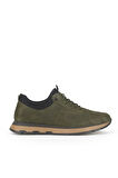 Ziya, Erkek Hakiki Deri Sneaker 1531037Z24112 Haki