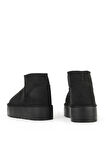 Ziya, Suni Kürklü Kadın Bot 1531044Z1002 Siyah
