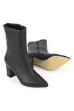 Ziya, Kadın Topuklu Bot 1531044Z4006 Siyah