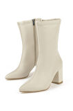 Ziya, Kadın Topuklu Bot 1531044Z4006 Bej