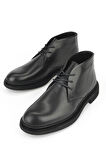 Ziya, Erkek Hakiki Deri Bot 153986Z4065 Siyah