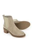 Ziya, Kadın Hakiki Deri Bot 1531020Z2325 Bej