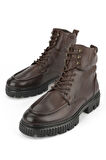Ziya, Erkek Hakiki Deri Bot 1531043Z54063 Kahve