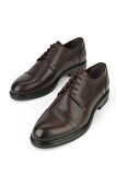 Ziya, Erkek Hakiki Deri Ayakkabı 1531043Z4191 Kahve
