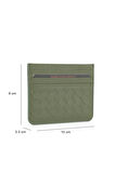 Ziya, Unisex Hakiki Deri Kartlık 1539852Z06 Yeşil