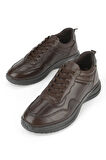 Ziya, Erkek Hakiki Deri Ayakkabı 1531002Z2089 Kahve