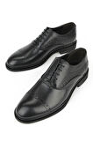 Ziya, Erkek Hakiki Deri Klasik Ayakkabı 1531056Z4616 Siyah