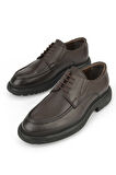 Ziya, Erkek Hakiki Deri Ayakkabı 1531007Z4203 Kahve