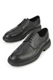 Ziya, Erkek Hakiki Deri Ayakkabı 1531007Z4205 Siyah