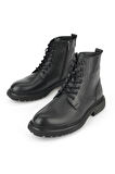 Ziya, Erkek Hakiki Deri Bot 1531007Z8263 Siyah