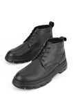 Ziya, Erkek Hakiki Deri Bot 1531007Z384 Siyah