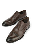 Ziya, Erkek Hakiki Deri Klasik Ayakkabı 153985Z701 Kahve