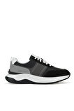 Ziya, Erkek Hakiki Deri Sneaker 153983Z1425 Siyah