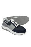 Ziya, Erkek Hakiki Deri Sneaker 153983Z1425 Lacivert