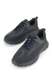 Ziya, Erkek Hakiki Deri Sneaker 153983Z907 Lacivert