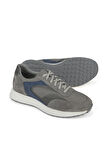 Ziya, Erkek Hakiki Deri Sneaker 1531026Z313 Gri