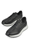 Ziya, Erkek Hakiki Deri Sneaker 1531026Z290 Siyah