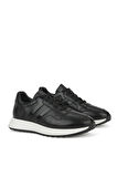Ziya, Erkek Hakiki Deri Sneaker 1531026Z315 Siyah