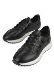 Ziya, Erkek Hakiki Deri Sneaker 1531026Z315 Siyah