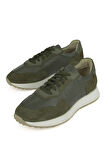 Ziya, Erkek Hakiki Deri Sneaker 1531026Z265 Haki