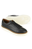 Ziya, Erkek Hakiki Deri Sneaker 1531026ZH18 Siyah