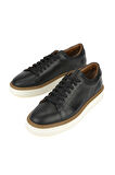 Ziya, Erkek Hakiki Deri Sneaker 1531026ZH18 Siyah