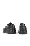 Ziya, Erkek Hakiki Deri Sneaker 1531026ZH12 Siyah
