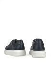 Ziya, Erkek Hakiki Deri Sneaker 1531026ZH12 Lacivert