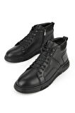 Ziya, Erkek Hakiki Deri Bot 1531057Z1220 Siyah