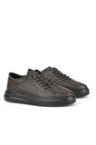 Ziya, Erkek Hakiki Deri Sneaker 153423Z73 Kahve