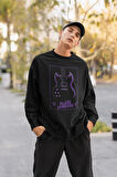 Black Sabbath Gitar Baskılı Unisex Oversize Sweatshirt