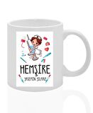 Kişiye Özel Hemşire Temalı Kupa Bardak
