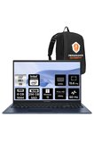 VivoBook 15 Intel Core 5 120U 8GB 256GB SSD 15.6" FHD W11H Taşınabilir Bilgisayar & PER4 Çanta