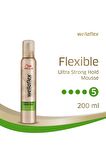 Flex Flexible Ultra Strong Hold Saç Köpüğü - 200 ml