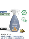 Bitkisel Vegan Evcil Hayvan Yaşam Alanı Koku Ve Leke Giderici Sprey 500 ml