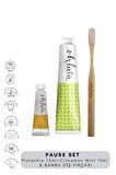  Pistachio Mint 75ml + Cinnamon Mint 15 ml + Bambu Diş Fırçası Pause Set