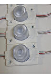 Led Modül Günişığı Tekli Led Mercekli 12v Dc 1,5w İp 65 5 adet