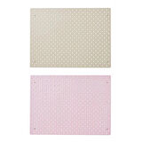 çift taraflı çok amaçlı pano, bej-pembe, 76x56 c