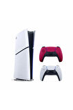Playstation 5 Slim Dijital Edition +2. Kırmızı Dualsense (KVK Garantili)