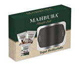 Mahbuba Kahve Misafir Seti Kahve Tepsi Hediyeli (Dibek, Menengiç ve Osmanlı Kahvesi - 3x150 Gr)