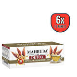 Mahbuba Kinoalı Karışık Detox Diyet Glutensiz Form Bitki Çayı 1 Aylık - ( 30 Kullanım ) Net 60gr x 6 Paket
