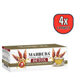 Mahbuba Kinoalı Karışık Detox Diyet Glutensiz Form Bitki Çayı 1 Aylık - ( 30 Kullanım ) Net 60gr x 4 Paket