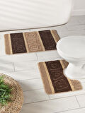 Banyo Paspası Silver Serenity U Tip 2’li Set