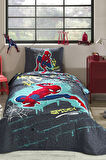Özdilek Disney Ranforce Tek Kişilik Yatak Örtüsü Gri Spiderman Street