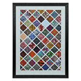 e38 EL İŞÇİLİĞİ EBRU TABLO 55*75 cm - 5678