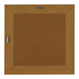 e38 EL İŞÇİLİĞİ   CELİ SÜLÜS HAT "VAV" TEZHİP TABLO  34 x 34 cm - 5955
