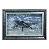 e38 EL İŞÇİLİĞİ EV TEKSTİLİ TABLO KIZILELMA 70x50 cm -5994