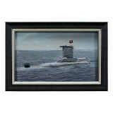 e38 EL İŞÇİLİĞİ PİRİREİS İĞNE OYASI TABLO 66 x 45 cm - 6066