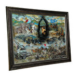 e38 EL İŞÇİLİĞİ CAM BOYAMA TABLO 105 x 86 cm - 6086